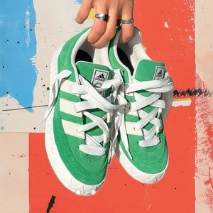 adidas Originals Adimatic Sneakers in Green